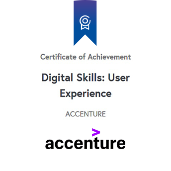 Accenture Digital Skills: User Experience Certificate